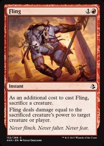 Fling - Foil x1 - Amonkhet - NM-Mint, English - Amonkhet