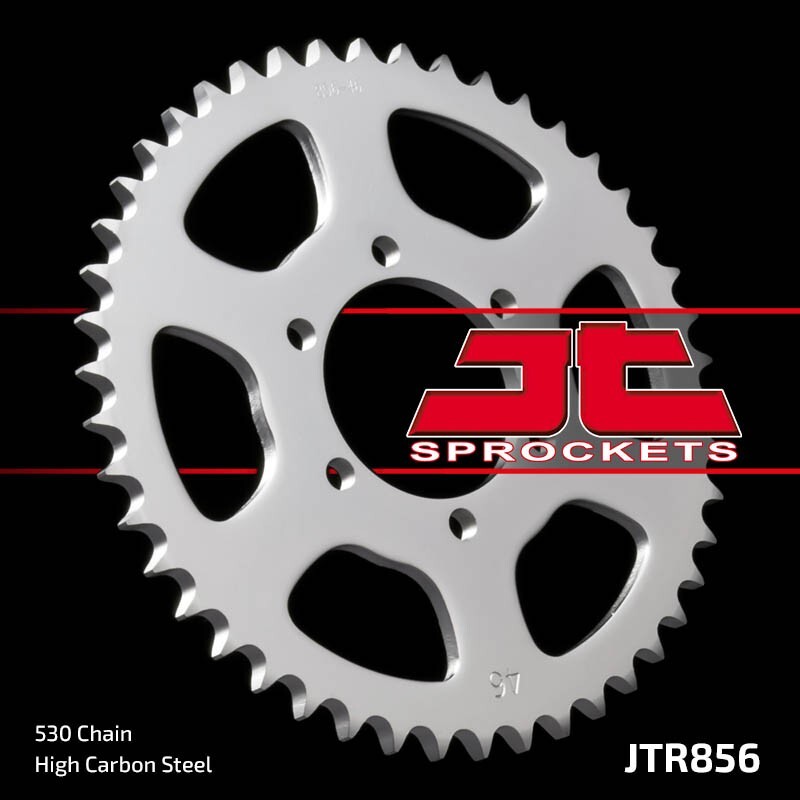 Pignon arrière JT 852 acier 45 dents réduction des frictions pour chaîne 530 XJ 550