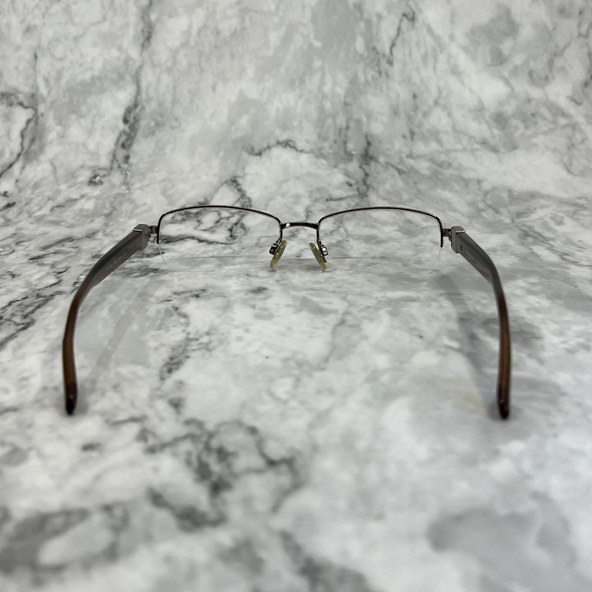 Burberry Eyeglasses B 1146 1016 Brown Half Rim Frame Italy  display picture 1