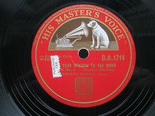 RICHARD CROOKS 78 RPM OPEN YOUR WINDOW TO THE MORN 1940 UK HMV D.A.1714