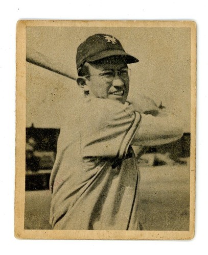 1948 Bowman BILL RIGNEY ROOKIE New York Giants #32 VG/EX+ Condition (2)