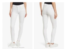 JOE'S White Flawless The Charlie High Rise Full Length Skinny Jeans Stretch 32 W