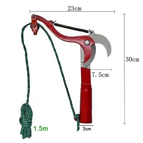 Extendable Fruit Tree Pruning Saw Cutter Garden Trimmer Manual Tools with Rope - Picture 11 of 13