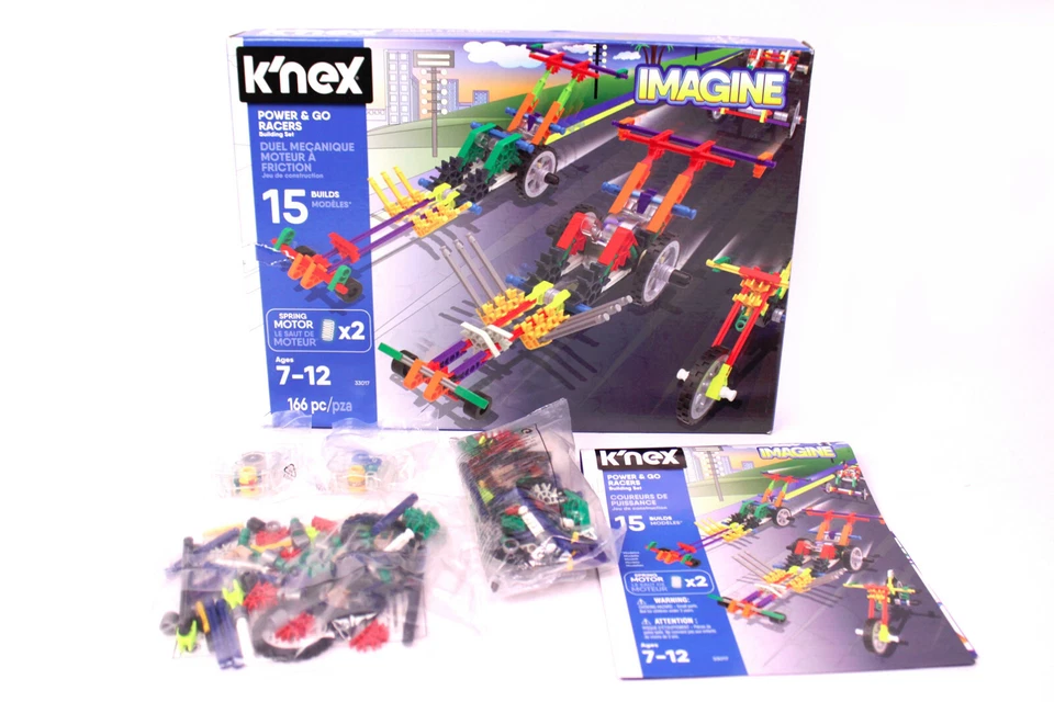 K'NEX Power & Go Bausatz Konstruktionsspielzeug 166 Teile 7-12 Jahre Fahrzeuge - Bild 1 von 1