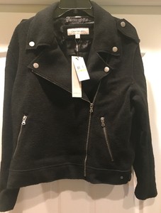 boiled wool moto jacket