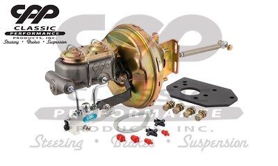 1960-62 CHEVY C10 GMC TRUCK 9'' POWER BRAKE BOOSTER CONVERSION KIT DISC DISC
