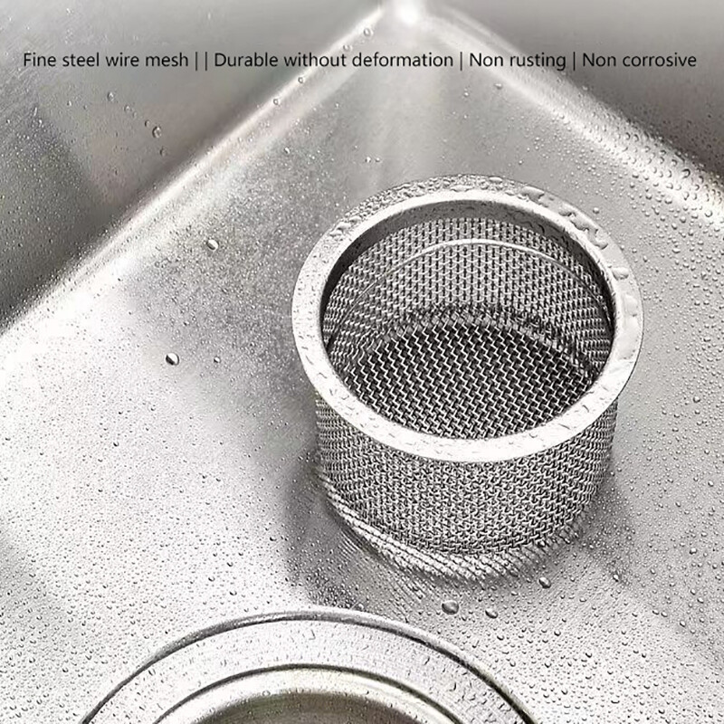 Stainless Steel Bathtub Hair Catcher Stopper Shower Drain Hole Filter T