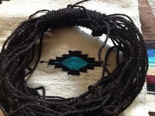 100 FEET TWISTED BRAIDED 5mm 2-PLY NATURAL RUSTIC BLACK JUTE ROPE CRAFTS DECOR