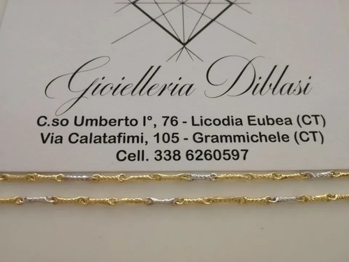 18K WHITE YELLOW GOLD BRACELET ROUND ALTERNATE 3+1 TUBE LINKS 21 cm 8.3 INCHES - Picture 3 of 8