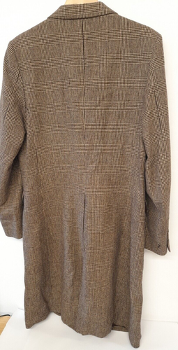 RAF Simons Tweed Coat Autumn Winter 2003 Vintage Long Overcoat Mens Size L 42" - Picture 7 of 18
