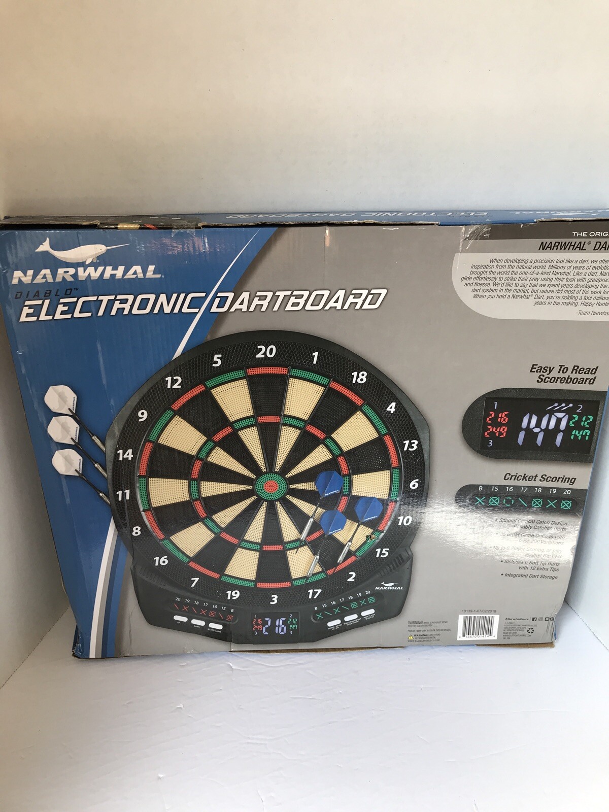 narwhal electronic dartboard