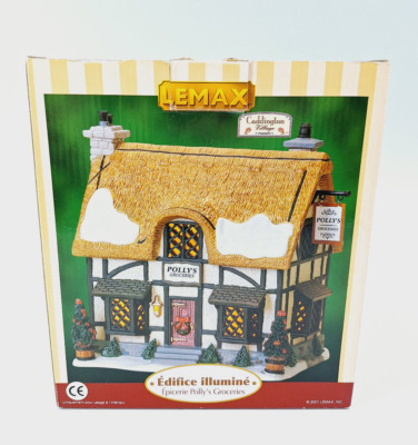 Lemax Village Collection Polly´s Crocery Store Steingut Haus mit OVP