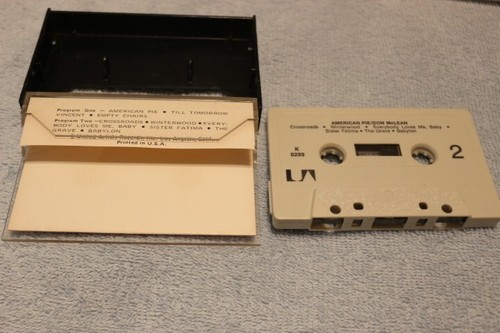 DON McLEAN-"AMERICAN PIE" CASSETTE TAPE, UNITED ARTISTS K 0299, EXCELLENT - Picture 2 of 3