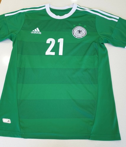 Adidas Germany Deutscher Fussball Bund Jersey Mens Size S Green