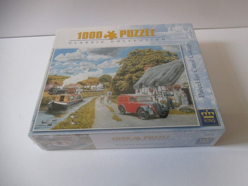 Rompecabezas de 1000 piezas paquete para casa de campo Canal nuevo sellado y sin abrir. - Imagen 1 de 2