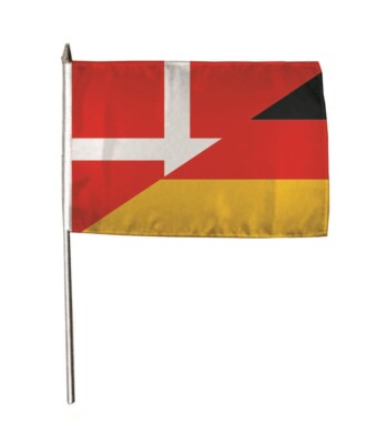 U24 Ritter Stockflaggen Set - 3 Fahnen 30x45 Cm Mit Holzstab