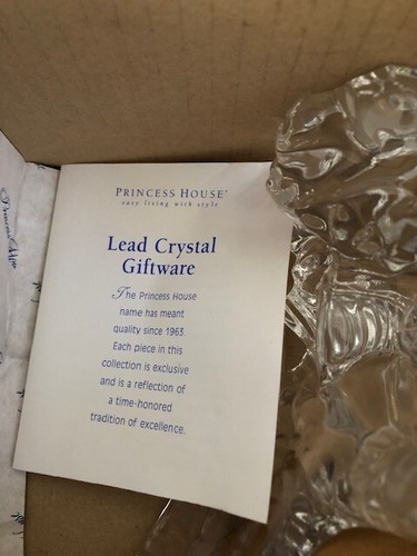 NIB PRINCESS HOUSE THE BALD EAGLE LEAD CRYSTAL GIFT WARE 6503 - Picture 8 of 14