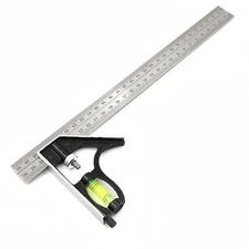 300mm 12" Adjustable Engineers Combination Square Set Right Angle Ruler Tools