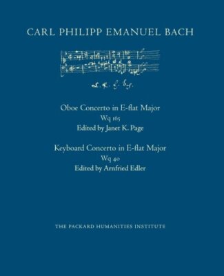 Concerto in E-flat Major, Wq 165 and Wq 40: Volume 6 (CPEB:CW Offprints) New-,