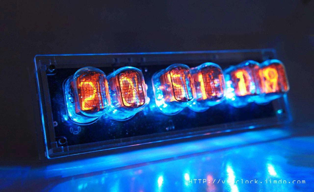 [No tube]-Pluggable-USB Powered IN-12 6-Tube NIXIE Clock-NIXIE TUBE ERA