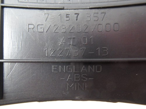 MINI Cooper One S Silver Dual Twin Rev Counter Speedo Mount Cover R50 R52 R53 - Picture 10 of 16
