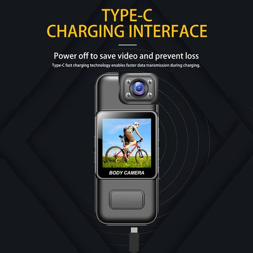 Videocamera WiFi 4K 1080P Corpo Police Cam con Audio Video DVR IR Night Cam - Foto 19 di 30