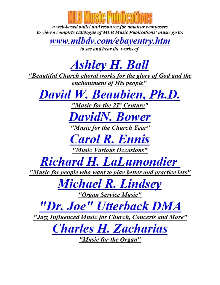 NEW Come, Holy Spirit SATTBB	DWB-121115.1 - Image 2 of 2