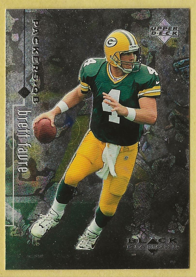 1998 Upper Deck Black Diamond Rookie Edition Brett Favre Green Bay Packers 31