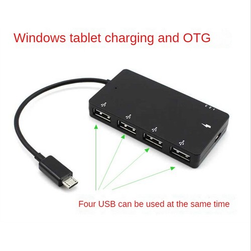 1X(1 Set Multi-Port Adapter USB Hub für Smartphone Tablet High Speed U3G7)9650 - Zdjęcie 8 z 8