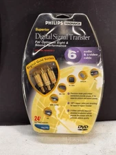 Phillips Magnavox Digital Signal Transfer 6ft Optical Cable NEW