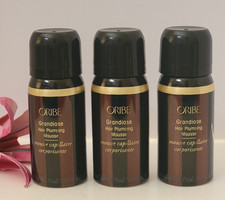 3 pk ORIBE Grandiose Hair Plumping Mousse 30 ml / 0.8 oz TRAVEL SIZE