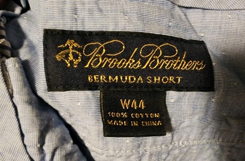Brooks Brothers Bermuda Short Original Seersucker Gr. 44 blau-weiß Freizeit - Bild 2 von 9