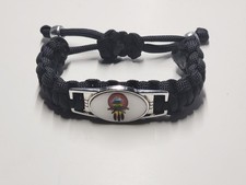 Mandan, Hidatsa  Arikara Flag Adjustable Charm Bracelet Native American Culture