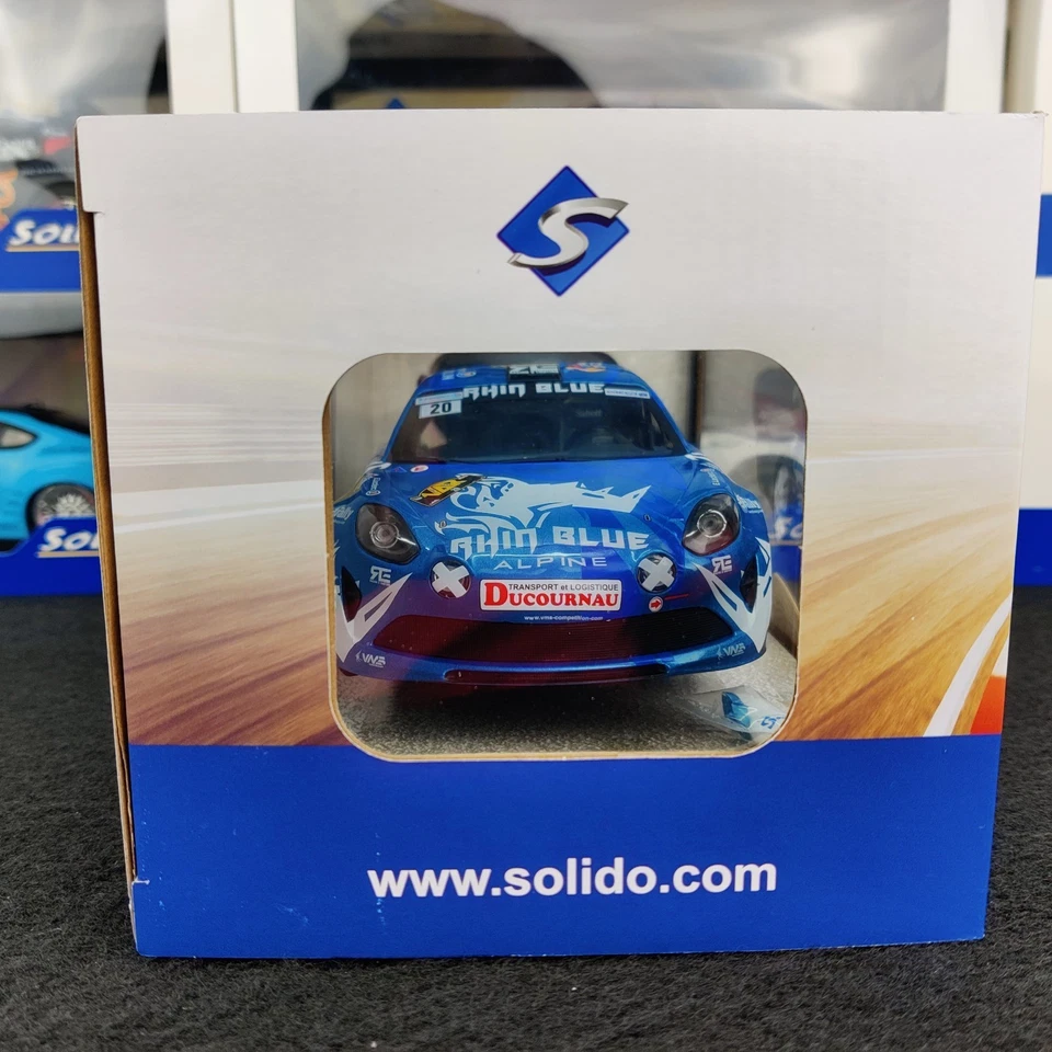 SOLIDO ALPINE A110 RALLY VAR 2021 #20 DELECOUR/GUIGONNET 1:18 NUOVO SCATOLA - Immagine 3 di 4