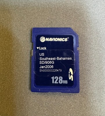Navionics US Southeast & Bahamas Chart SD Card Chip