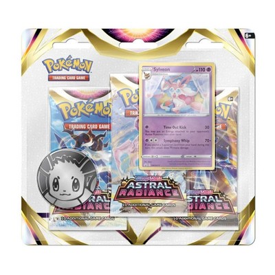 Pokemon TCG: Sword & Shield Astral Radiance - 3 Booster Blister - Sylveon