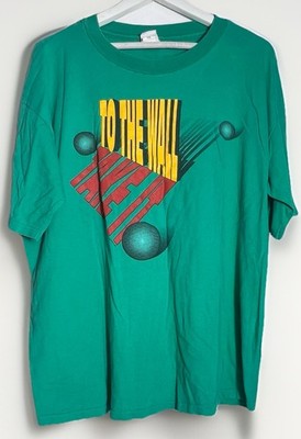 Vintage Single Stitch Pro Spirit Motivational  Tshirt Take It To The Wall XXL