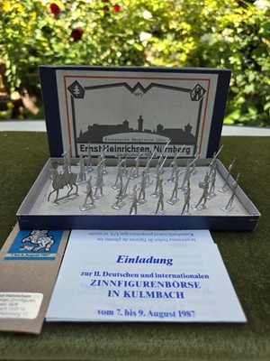 30 Figuren Zinnfiguren Sächsische Bergleute 1860 OVP Heinrichsen Nürnberg 