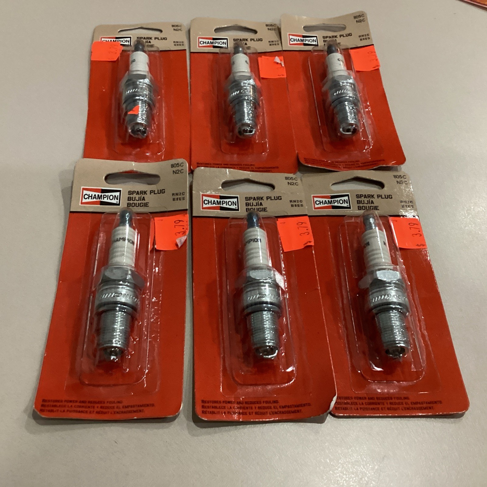 Champion N2C, 805C Spark Plug Pack of 6