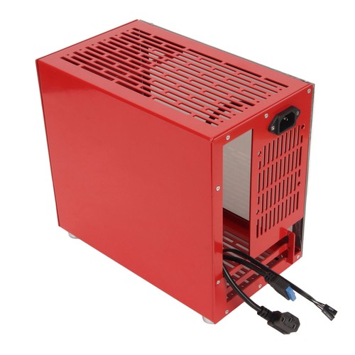 Mini Itx Case Aluminium Alloy Side Vents Anti Slip Foot Pad Fast Cooling M AM - Afbeelding 21 van 24