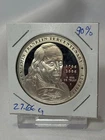 90% Silver Round 2006 Ben Franklin Silver Dollar 27.66 G