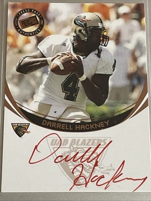 2006 Press Pass - Autograph Darrell Hackney Bronze Red Ink (AU, RC) UAB blazers