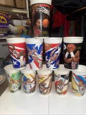 1994 NBA McDonald’s Cups Lot Of 10 Cups