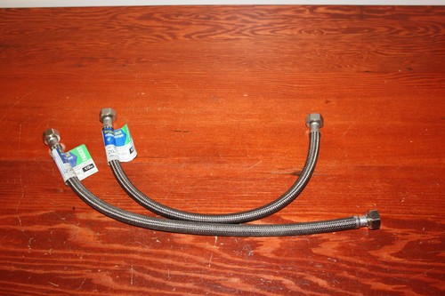 BrassCraft B8-20AF Speedi Plumb PLUS Faucet Connector 20" 1/2" FIP Lot of 2