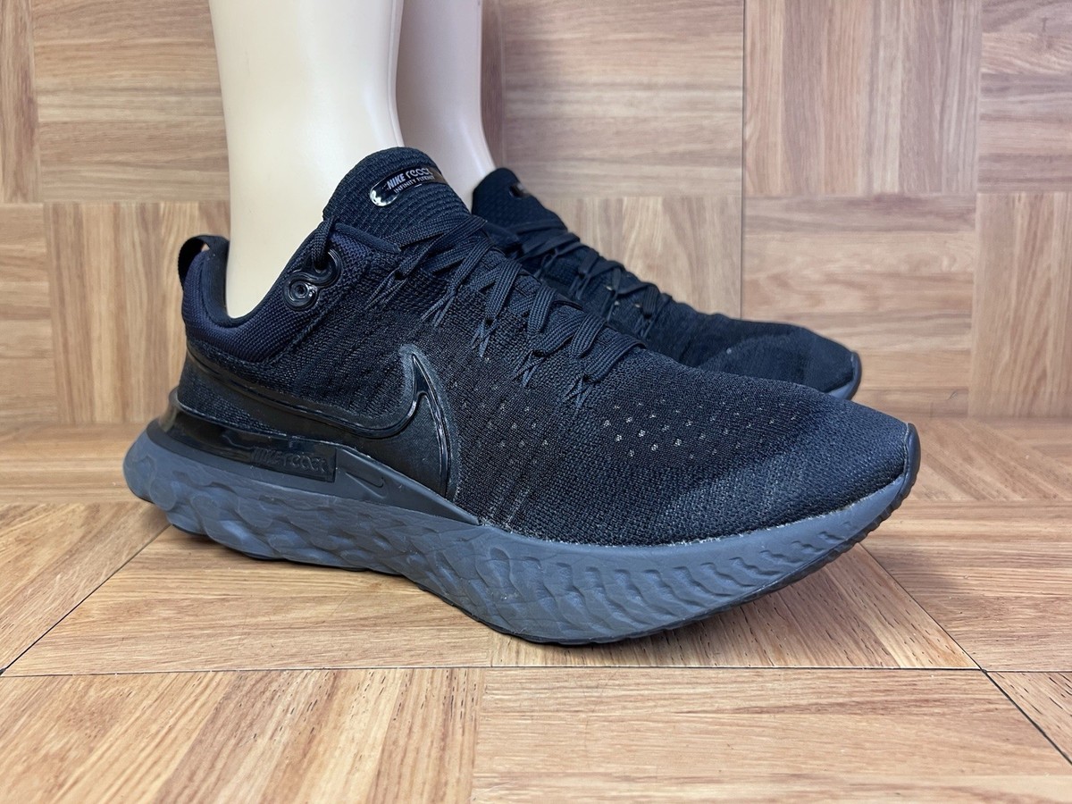 Reiです( * ॑꒳ ॑*) Sz 13 - Nike React Infinity Run Flyknit 2 Triple Black - CT2357