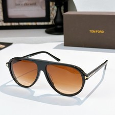 Tom Ford Marcus Sunglasses Tf1023 48n Blackbrown 58-15-145mm With Case New