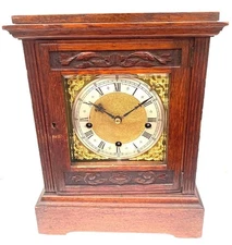 Westminster Chime Bracket Clock Edwardian 8-Day Musical Mantel Clock C1900