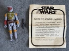 1978 Vintage Kenner Star Wars Mail Redemption Boba Fett Action Figure Complete