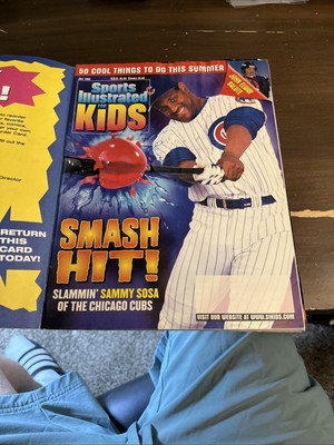 Sports Illustrated for Kids July 1999 Sammy Sosa w/ Uncut Sheet Serena Williams