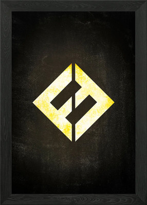 Concrete And Gold - Foo Fi Framed Wall Art Poster Canvas Print Picture